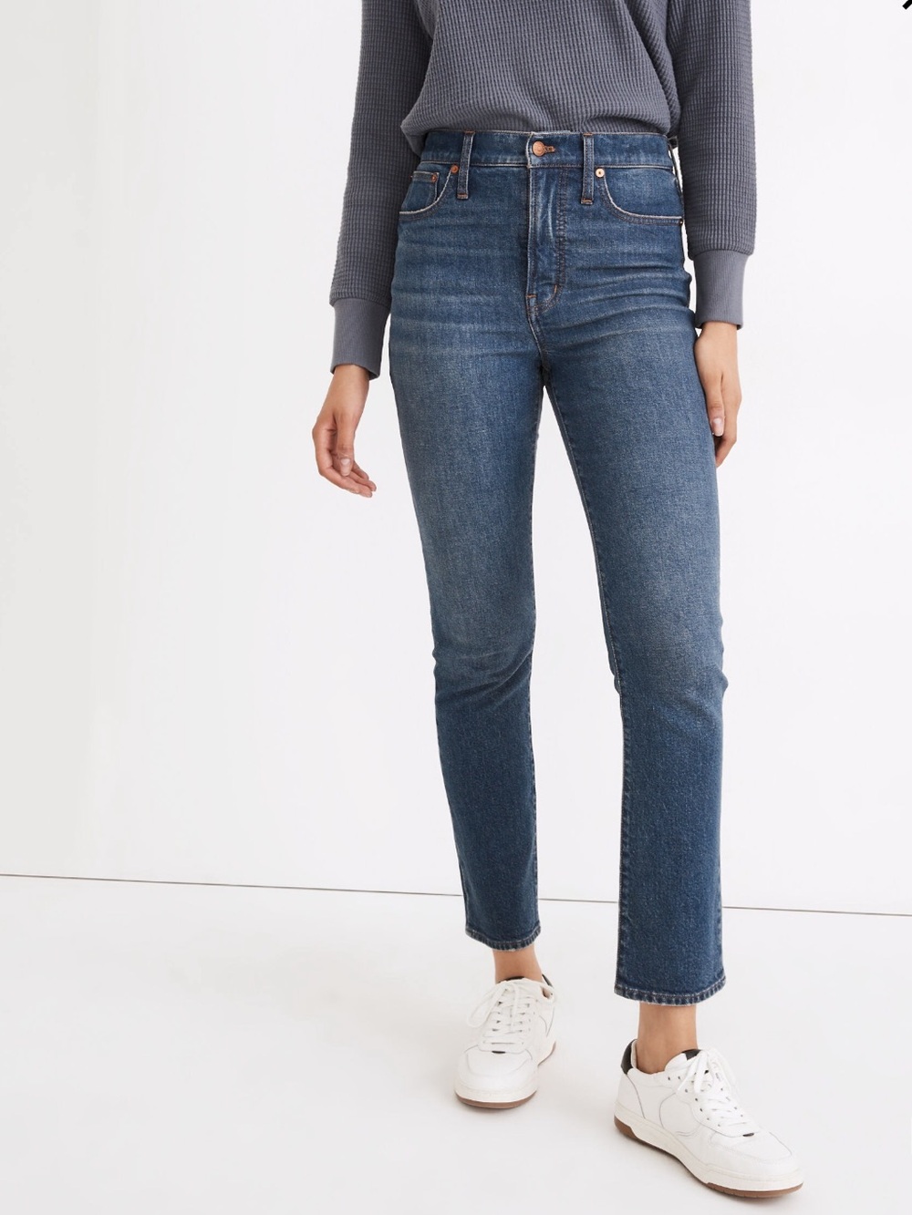 Madewell The Perfect Vintage Jean in Mobridge Wash Denim NWT Size 30 (US 10)